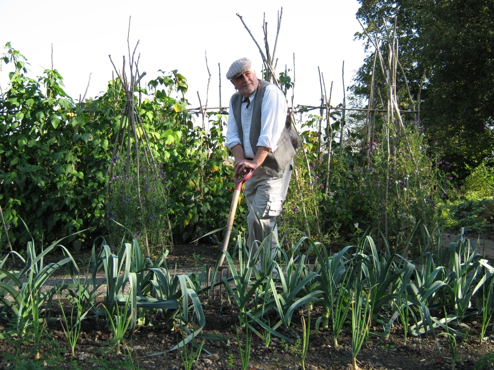 A volunteer gardener