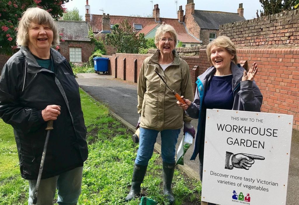 Gardening volunteers