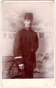 Arthur Edwin Wood of the West Riding Constabulary, 1890s