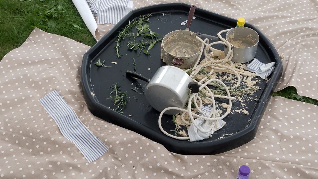 A collection of craft materials