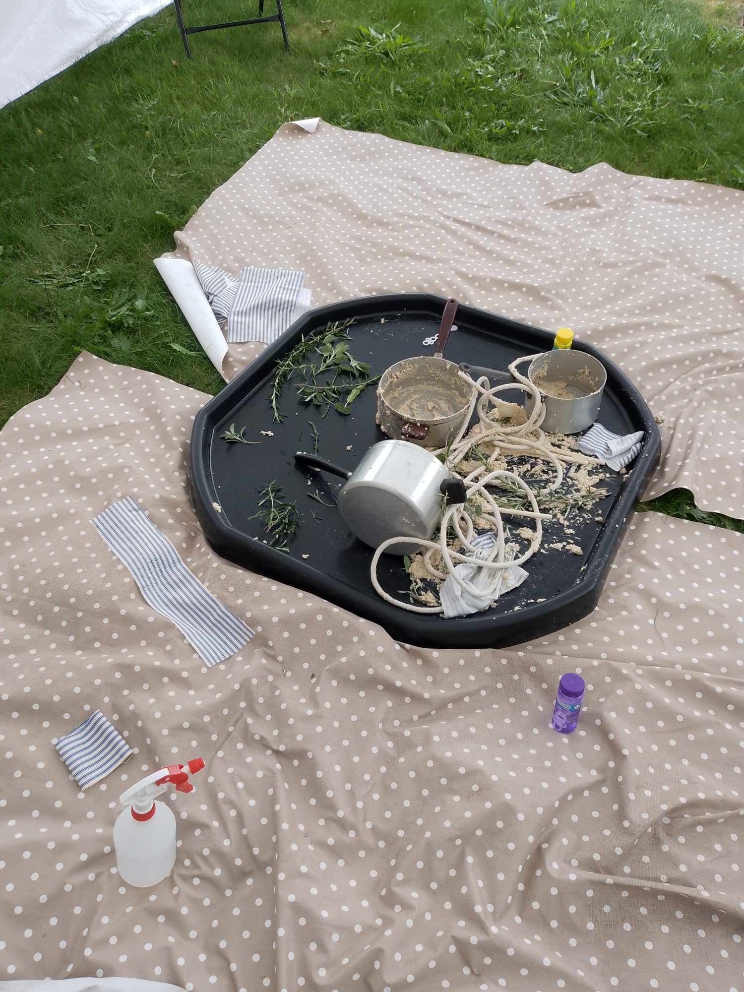 A collection of craft materials